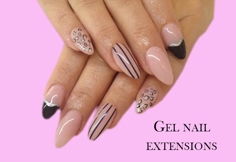 Gel nail extensions