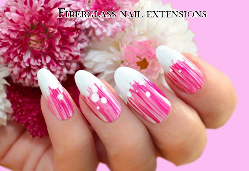 Fiberglass nail extensions