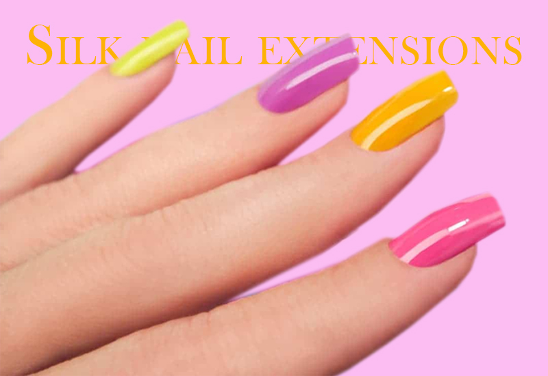 Silk nail extensions