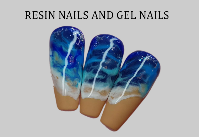 Resin nails and gel nails